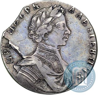Picture Polupoltinnik 1713 year G "Portrait by S. Gouin"