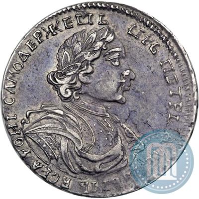 Picture Poltina 1719 year  "Portrait in armour"