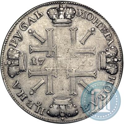 Picture 1 rouble 1725 year СПБ "Sun rouble, portrait in armour"