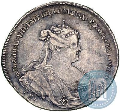 Фото Полтина 1738 года СПБ "Петербургский тип"