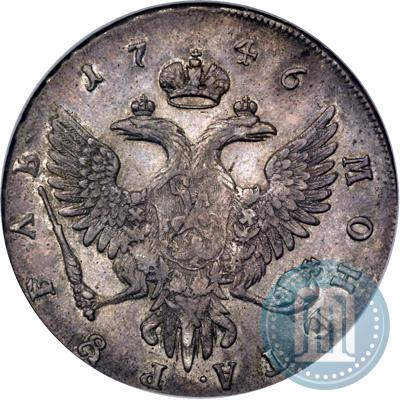 Picture 1 rouble 1746 year ММД 