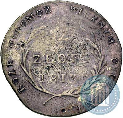Фото 2 злотых 1813 года  