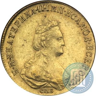 Фото 5 рублей 1785 года СПБ 