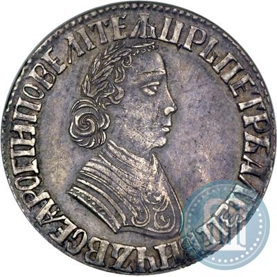 Фото Полтина 1704 года МД "Портрет работы Ф. Алексеева"