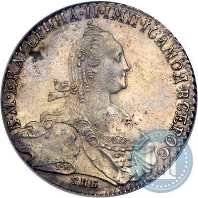 Фото 1 рубль 1776 года СПБ-ЯЧ 