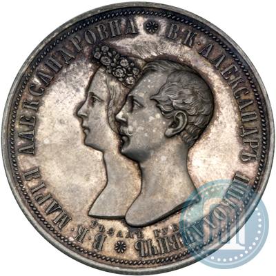 Picture 1 rouble 1841 year СПБ-НГ "In the memory of the wedding of the crown prince"
