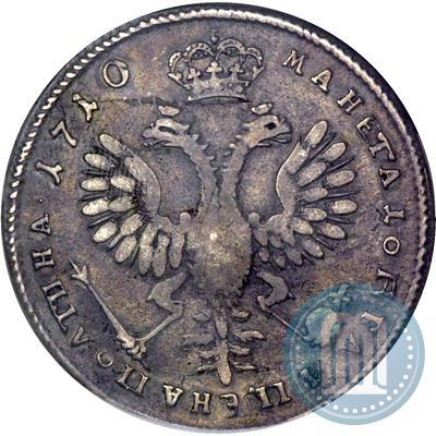 Picture Poltina 1710 year  "Portrait of 1707"