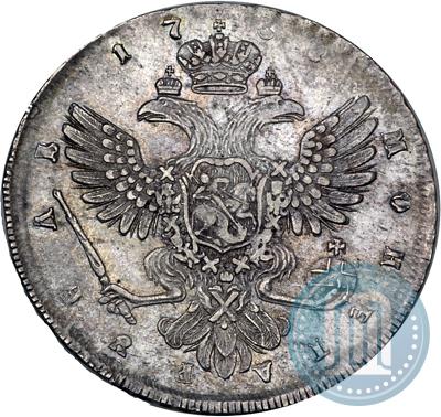 Picture 1 rouble 1738 year СПБ "Petersburg type"