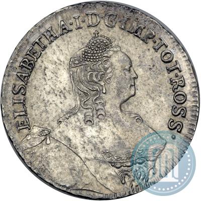 Picture 24 kopecks 1757 year  "For Livonia"