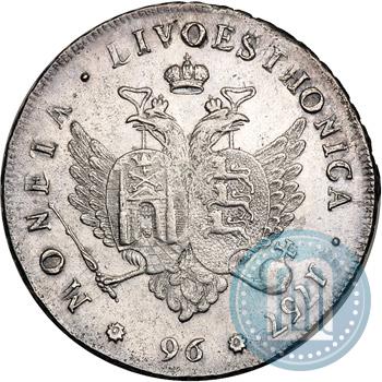 Picture 96 kopecks 1757 year  "For Livonia"