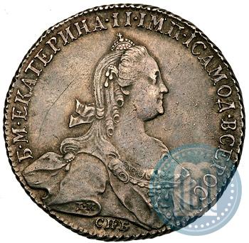 Picture 1 rouble 1776 year СПБ-ЯЧ 