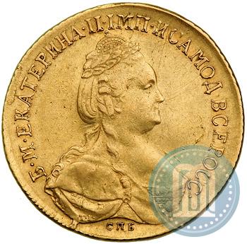 Picture 10 roubles 1785 year СПБ 