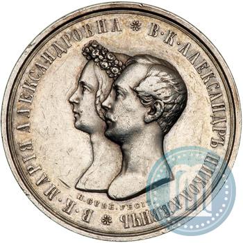 Picture 1 rouble 1841 year СПБ-НГ "In the memory of the wedding of the crown prince"