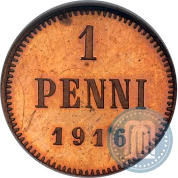 Фото 1 пенни 1916 года  