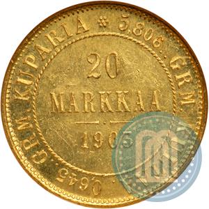 Picture 20 markkaa 1903 year L 