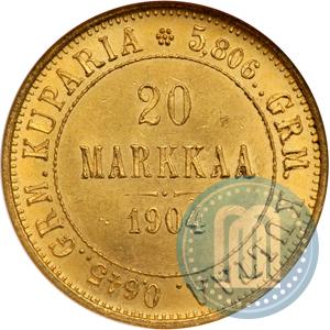 Picture 20 markkaa 1904 year L 