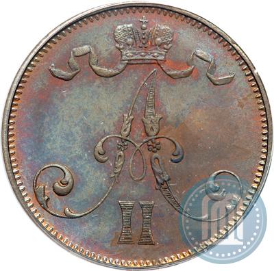 Picture 5 pennia 1875 year  
