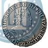 Picture Poltina 1702 year  "Without ribbons near the wreath"