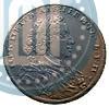 Picture 1 rouble 1707 year Н "Portrait by G. Gaupt"