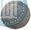 Picture 1 rouble 1723 year  "Portrait in ancient armour"