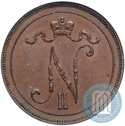 Фото 10 пенни 1896 года  