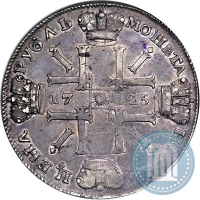 Picture 1 rouble 1725 year СПБ "Sun rouble, portrait in armour"