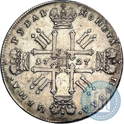 Фото 1 рубль 1727 года  "Московский тип"