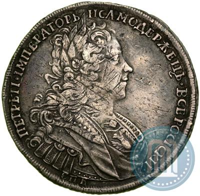 Фото Полтина 1727 года СПБ "Петербургский тип"