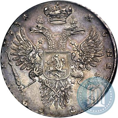Picture 1 rouble 1731 year  