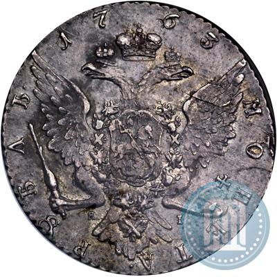 Picture 1 rouble 1763 year СПБ-ЯI 