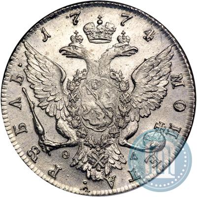 Picture 1 rouble 1774 year СПБ-ФЛ 