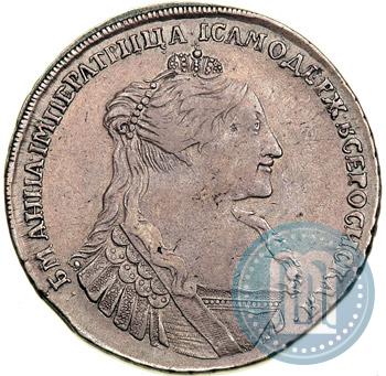 Фото 1 рубль 1734 года  "Тип 1735 года"