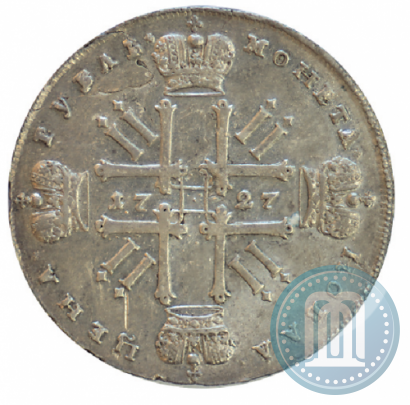 Picture 1 rouble 1727 year  "Moscow type"
