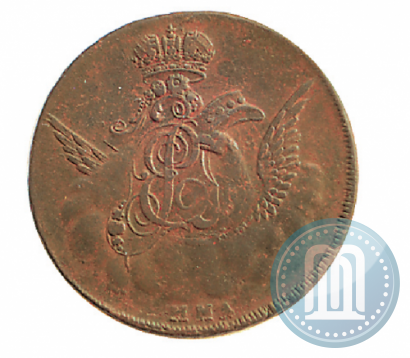 Picture 1 kopeck 1755 year ММД 