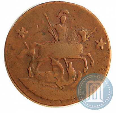 Picture 2 kopecks 1762 year  