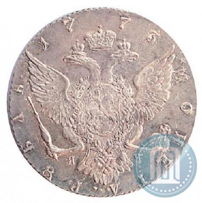 Фото 1 рубль 1773 года СПБ-ЯЧ-Т.И. 