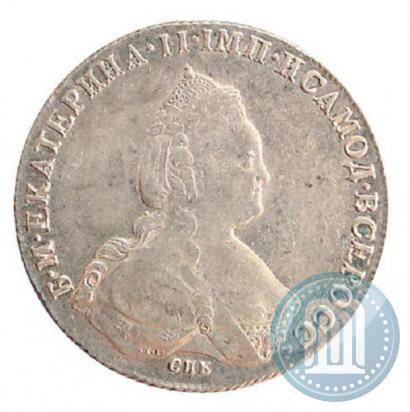 Фото 1 рубль 1786 года СПБ-ЯА 