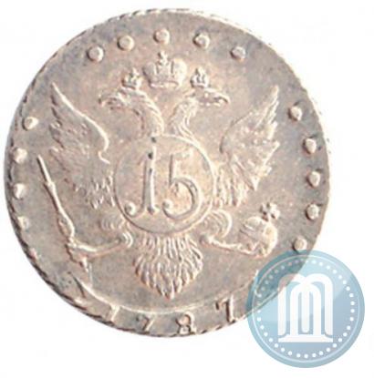 Picture 15 kopecks 1787 year СПБ 