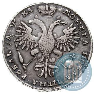Picture 1 rouble 1721 year K "Portrait with shoulder straps"