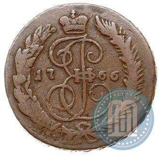 Фото 2 копейки 1766 года СПМ 