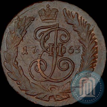 Picture 2 kopecks 1763 year СПМ 