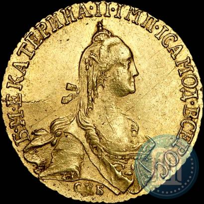 Фото 5 рублей 1768 года СПБ 