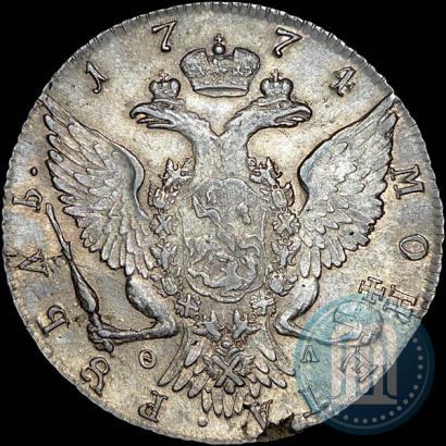 Фото 1 рубль 1774 года СПБ-ФЛ 