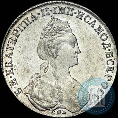 Фото 1 рубль 1780 года СПБ-ИЗ 