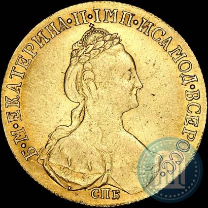 Picture 10 roubles 1781 year СПБ 