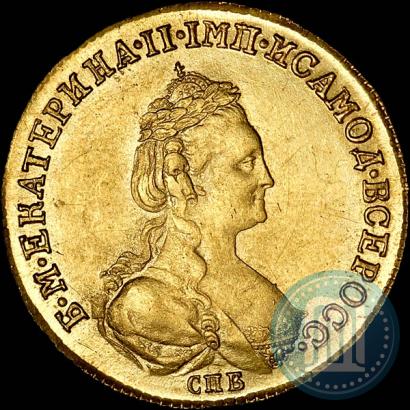 Picture 5 roubles 1782 year СПБ 