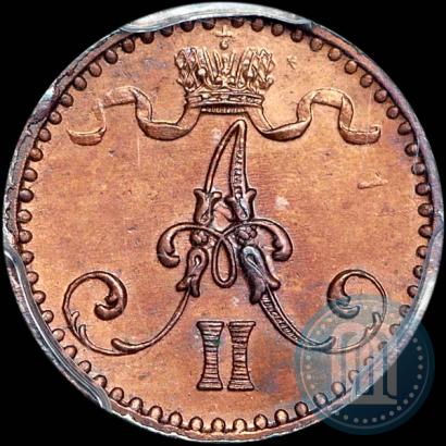 Фото 1 пенни 1867 года  