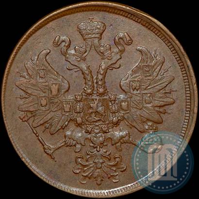Picture 2 kopecks 1863 year ЕМ 