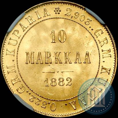 Picture 10 markkaa 1882 year S 