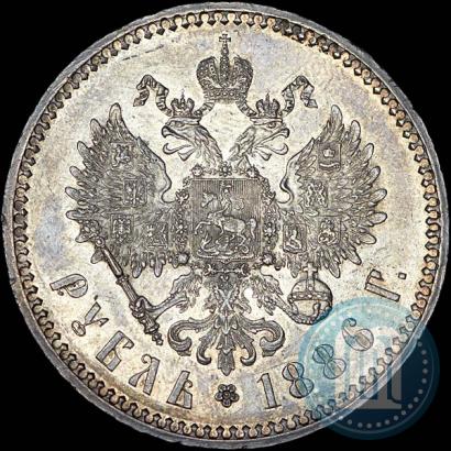 Picture 1 rouble 1886 year (АГ) 